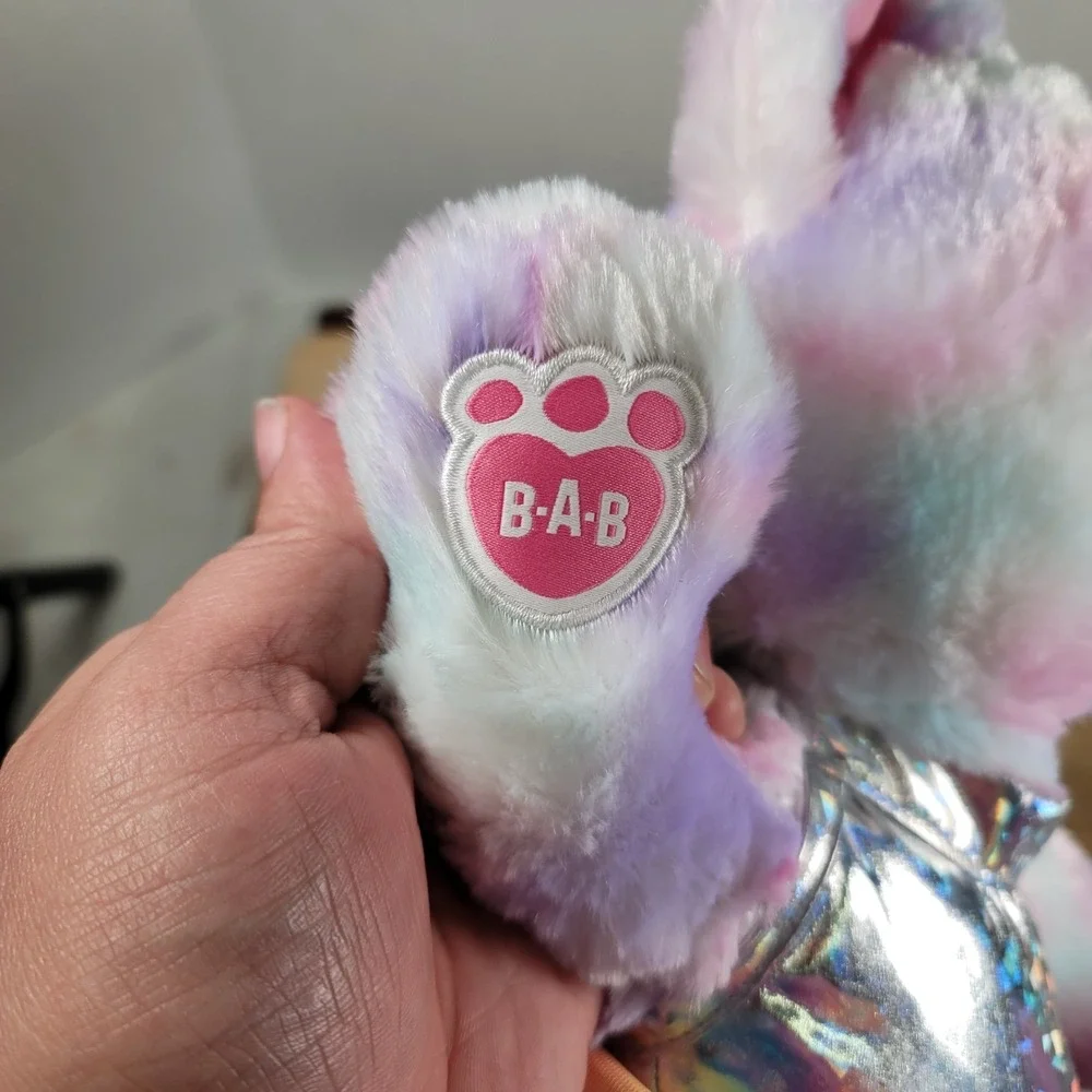 BAB Build A Bear  Rainbow Kitty 16
